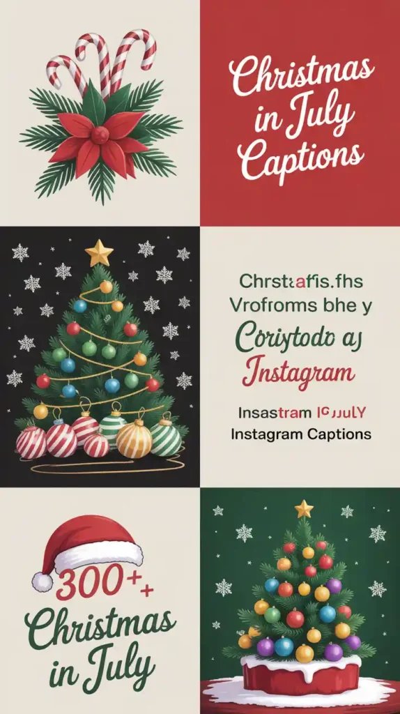 Christmas In July Instagram Captions
