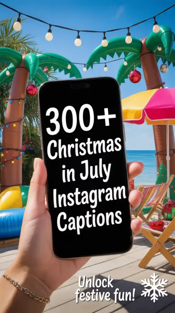 Christmas In July Instagram Captions