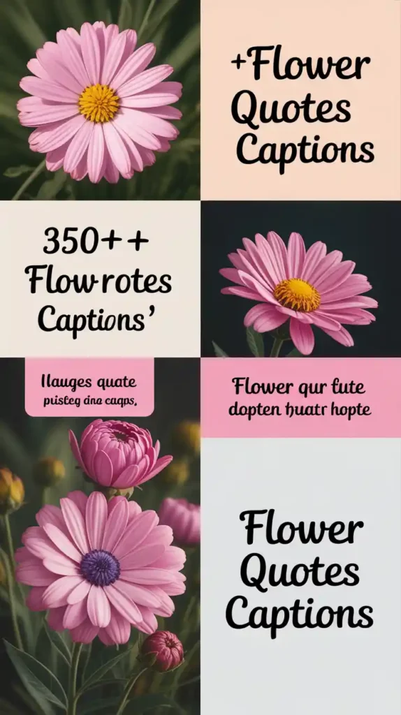 Flower Quotes Captions 