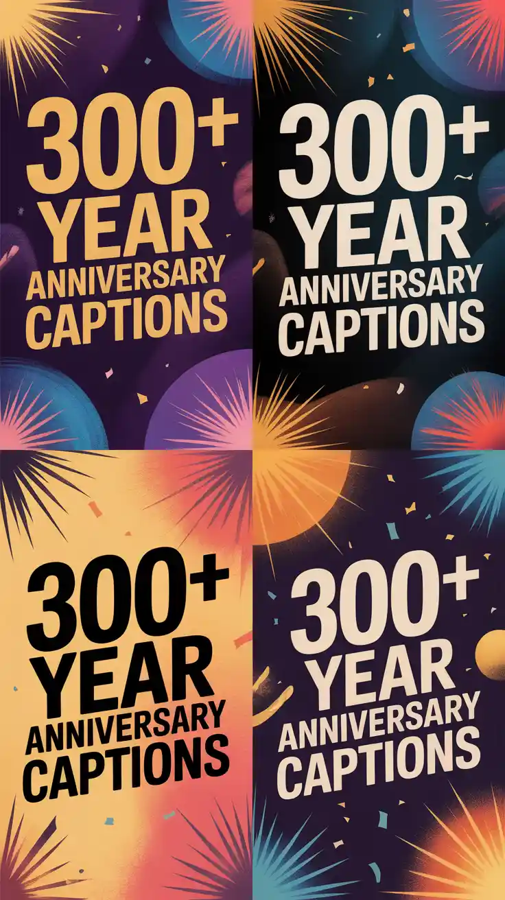 1 Year Anniversary Captions