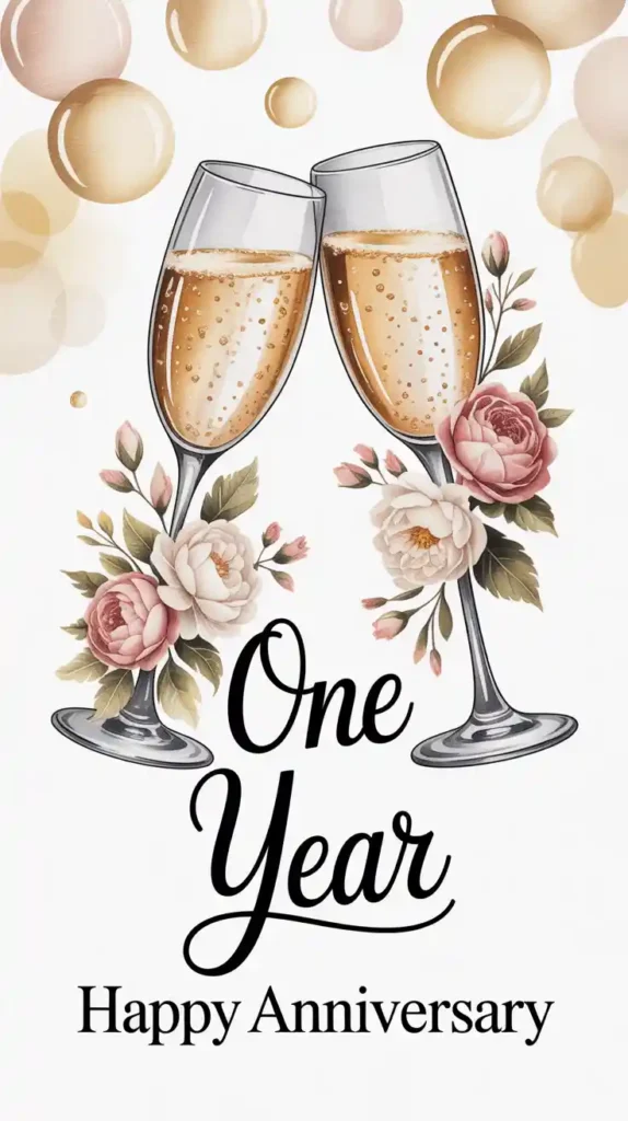 1 Year Wedding Anniversary Captions