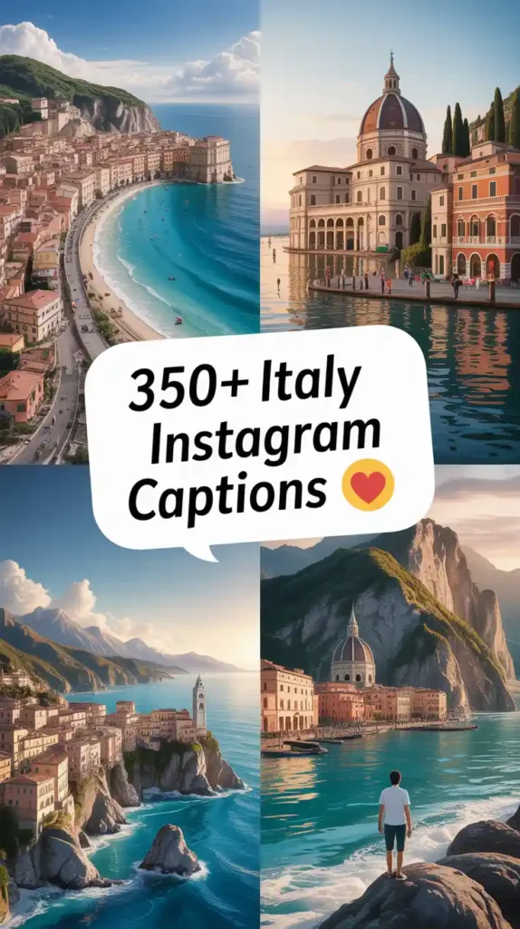 350+Italy Instagram Captions 🇮🇹