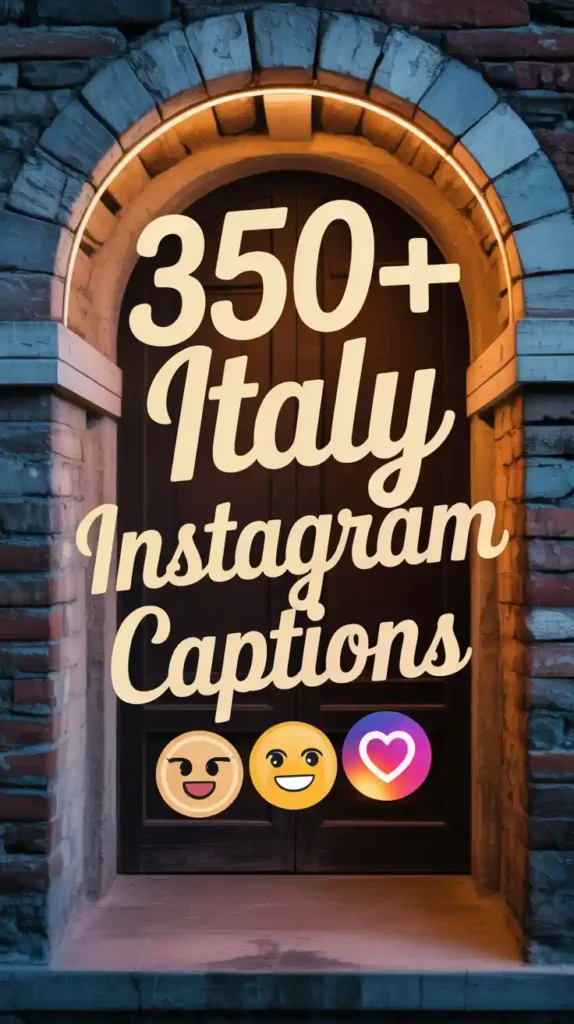350+Italy Instagram Captions 🇮🇹