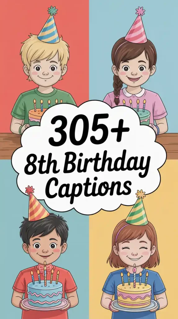 8th Birthday Instagram Captions