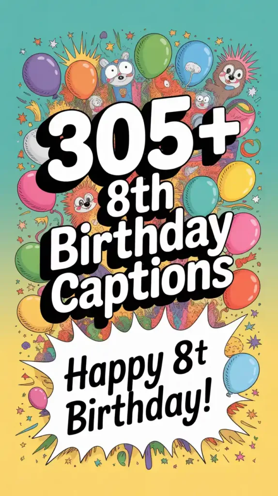 8th Birthday Instagram Captions