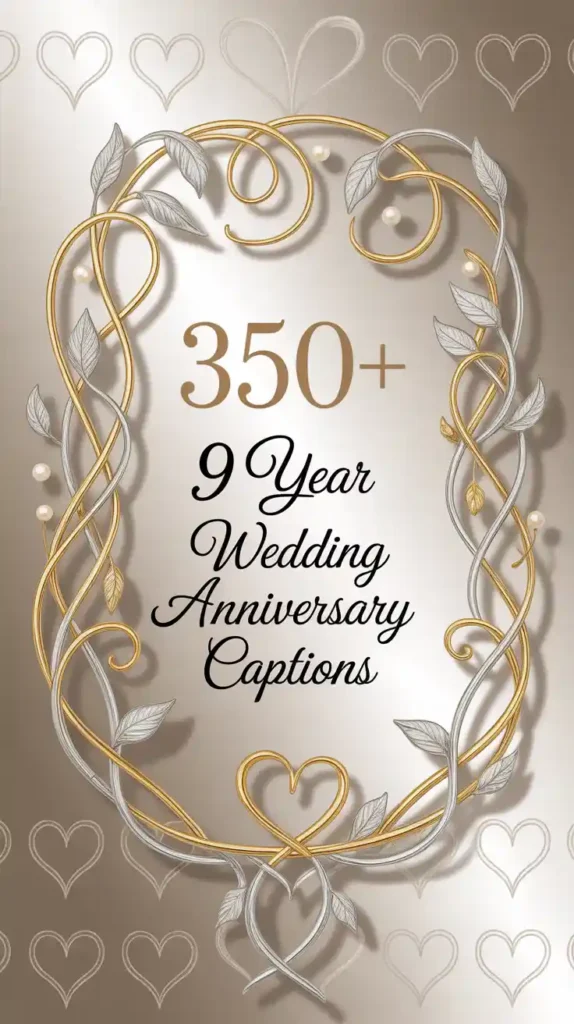 9 Year Wedding Anniversary Captions