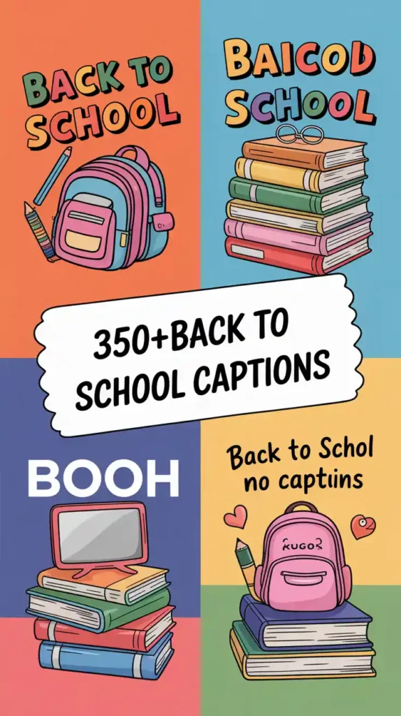 Back to School Captions