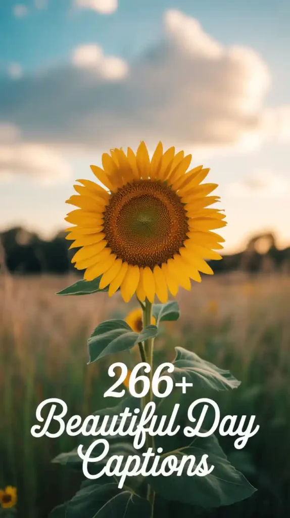 Beautiful Day Captions