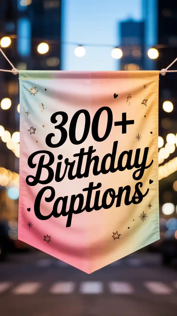 Birthday Captions