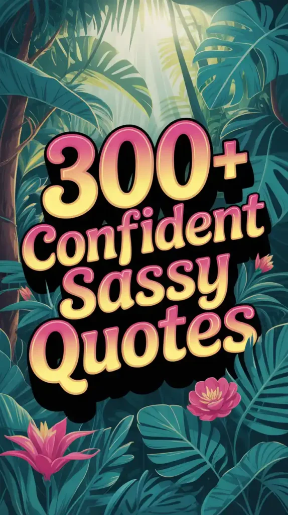 Confident Sassy Quotes