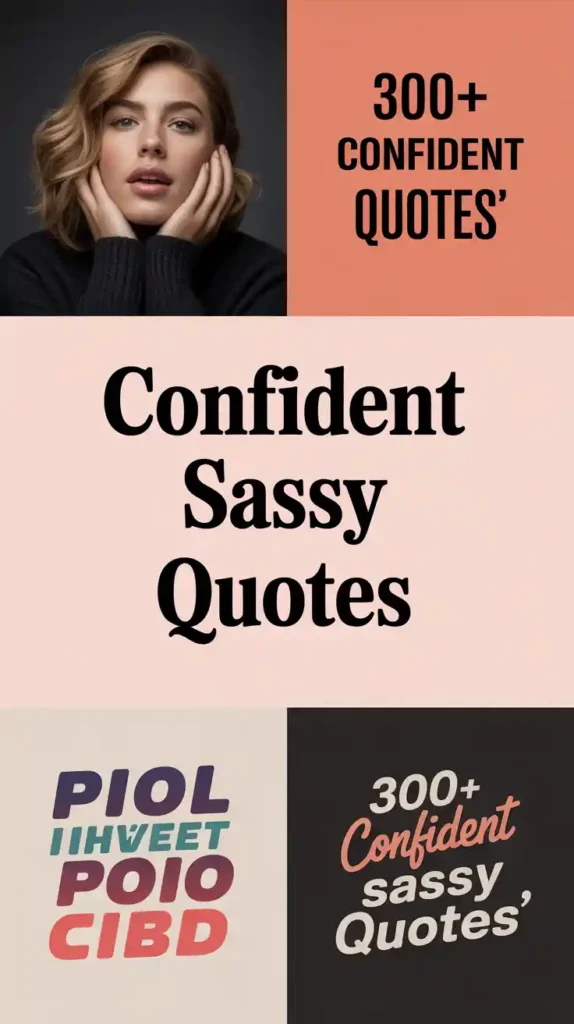 Confident Sassy Quotes