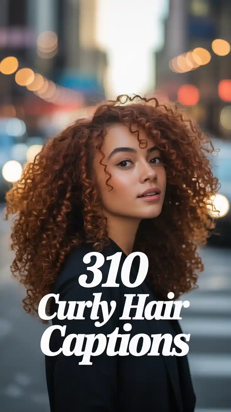 Curly Hair Captions