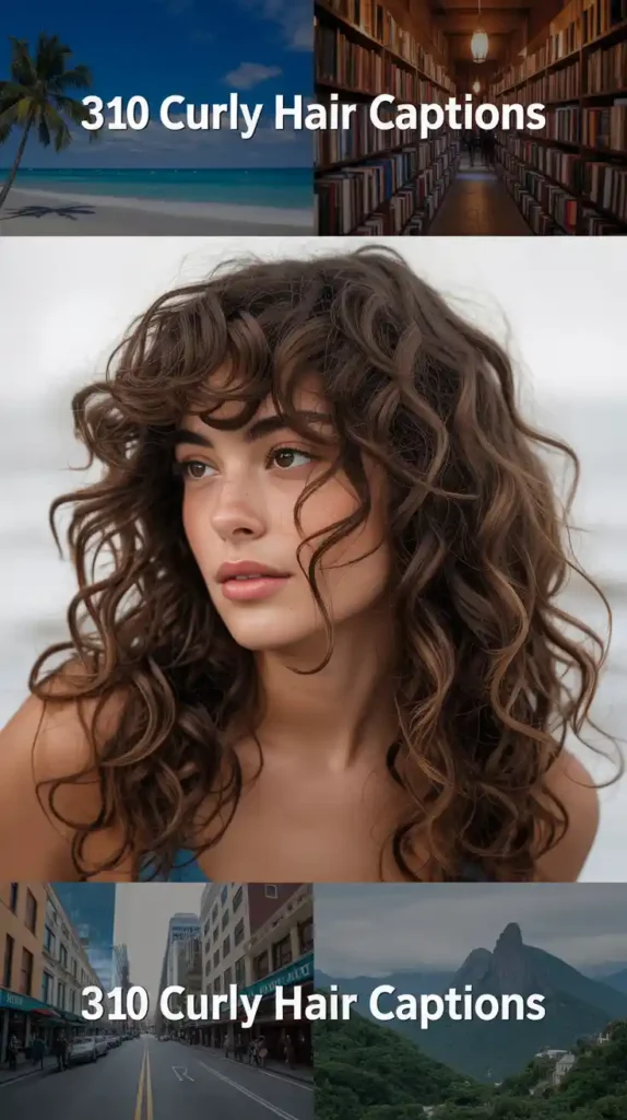 Curly Hair Captions