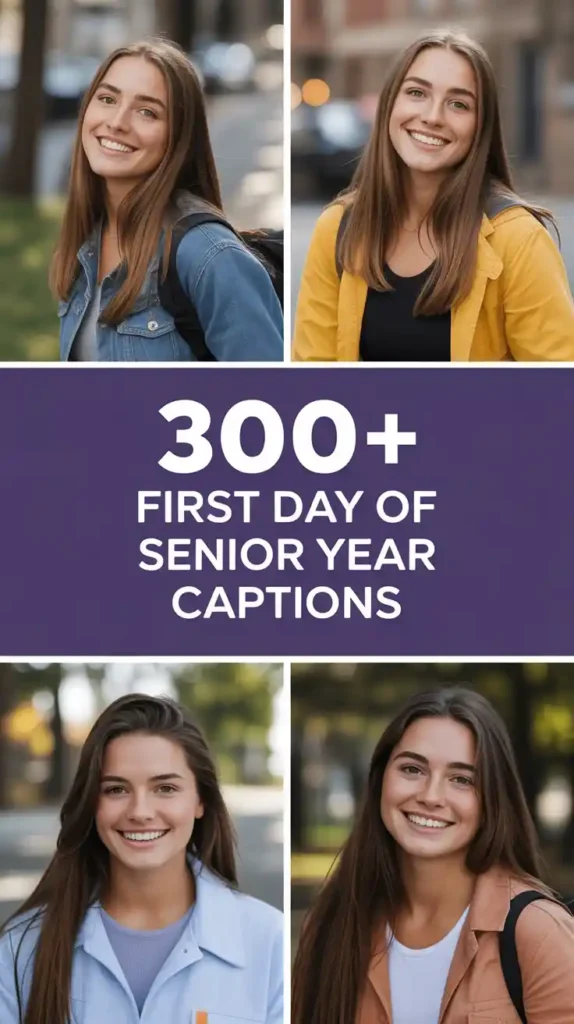 First Day Of Senior Year Instagram Captions
