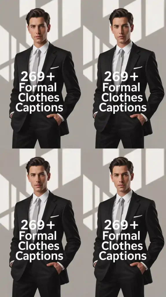Formal Clothes Captions