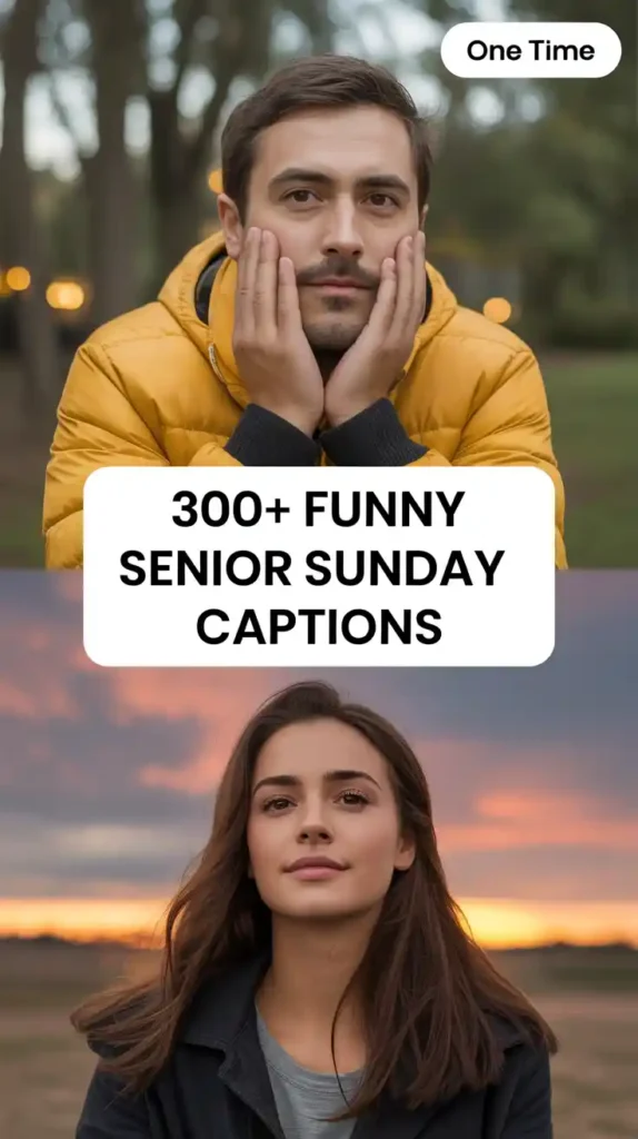 Funny Senior Sunday Captions
