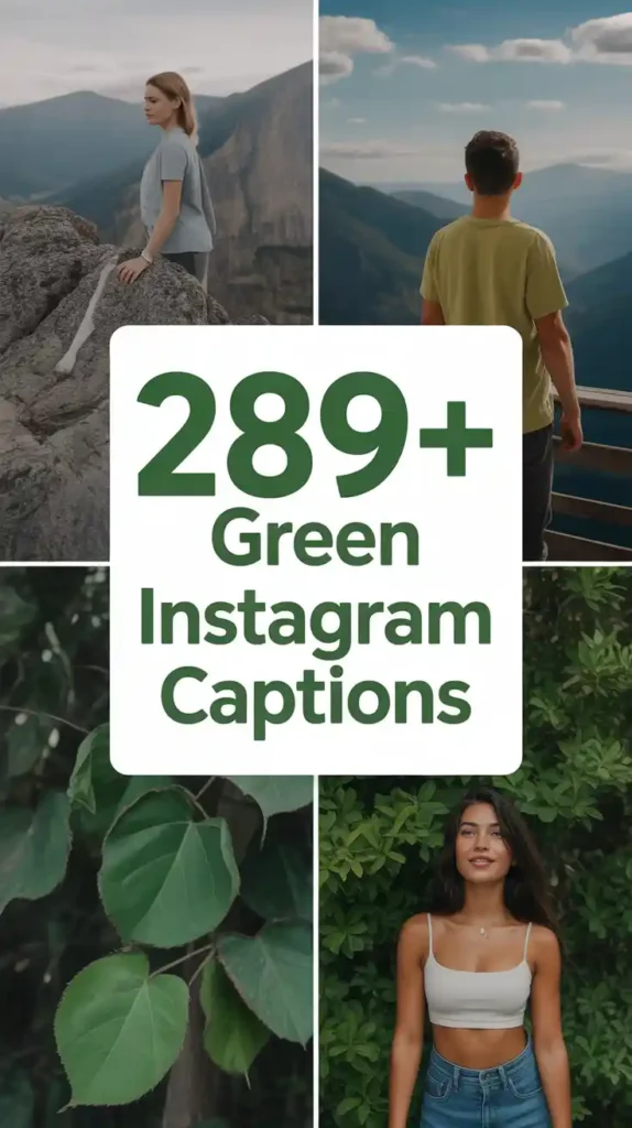 Green Instagram Captions