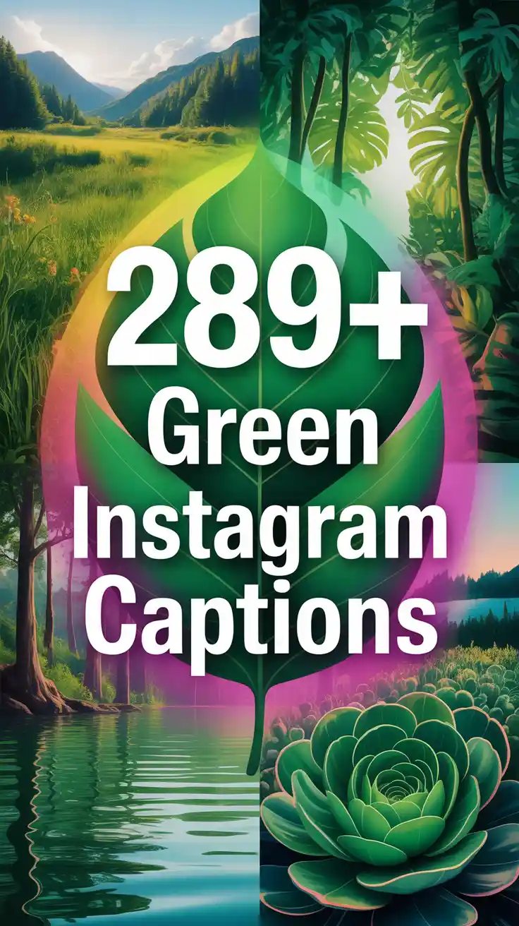 Green Instagram Captions