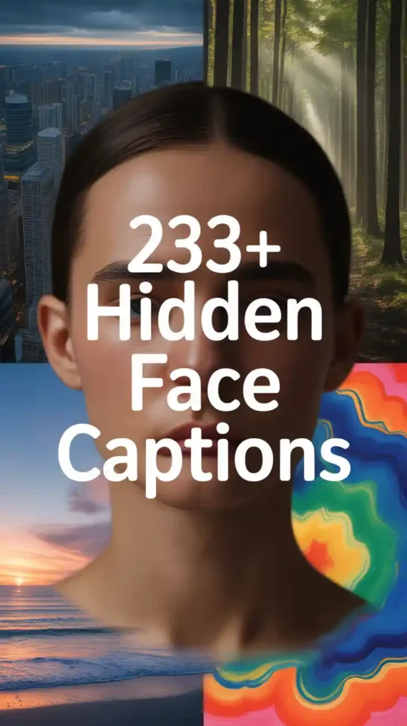 Hidden Face Captions for Instagram