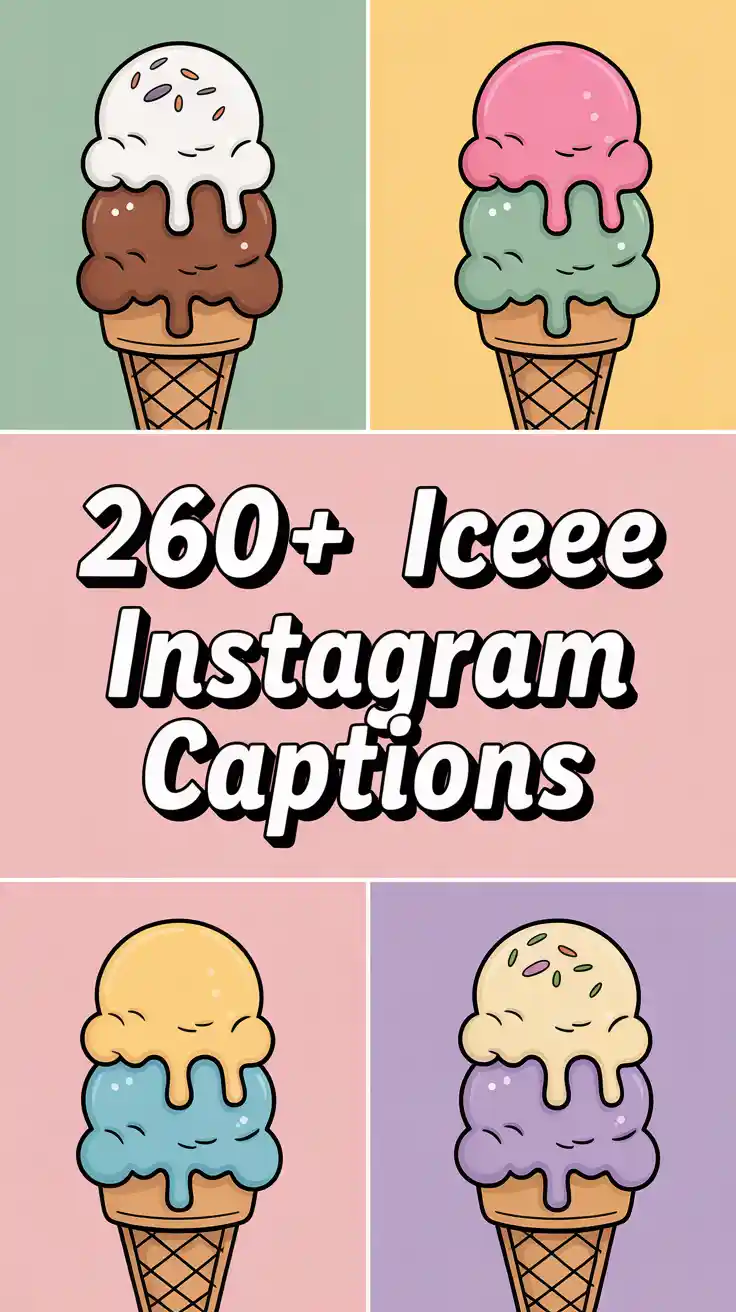 Ice Cream Instagram Captions