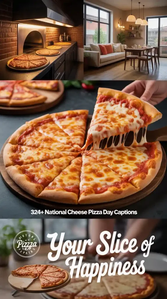 National Cheese Pizza Day Captions