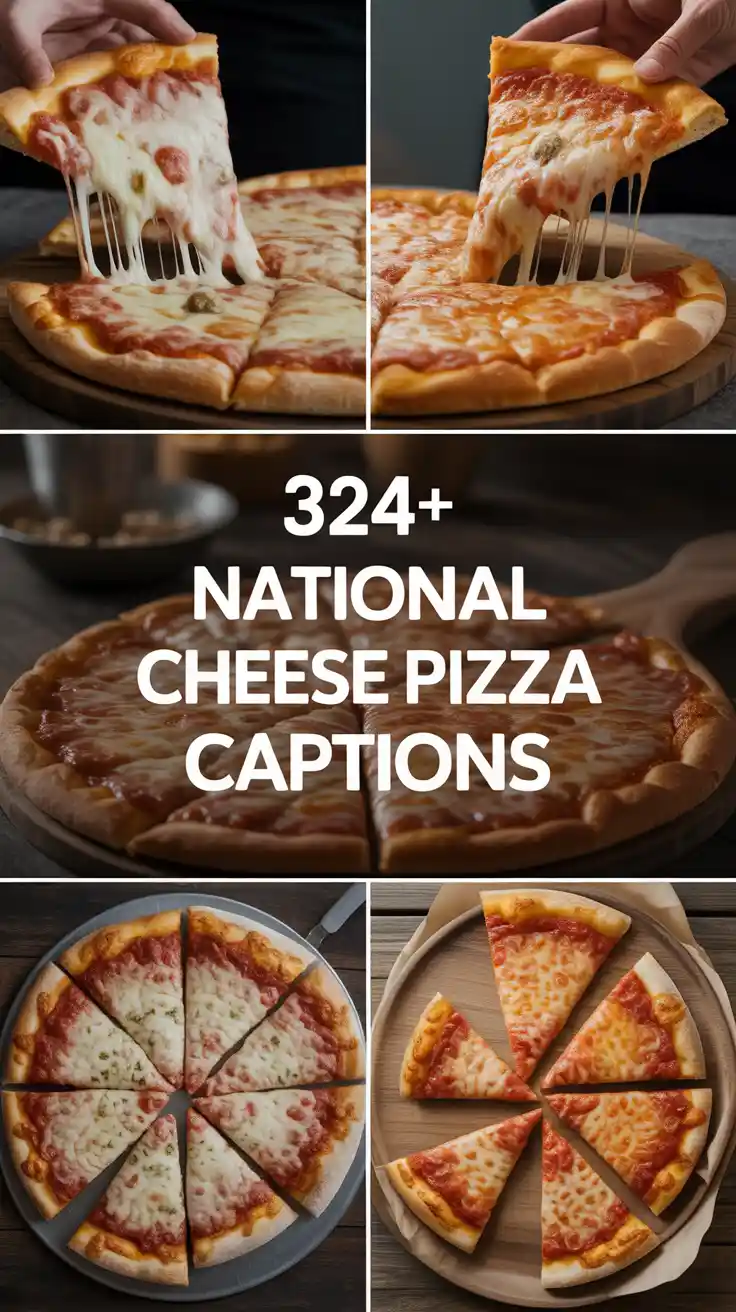 National Cheese Pizza Day Captions