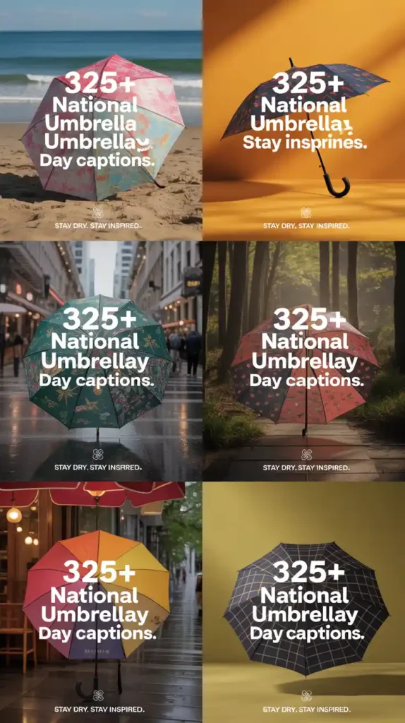 National Umbrella Day Captions