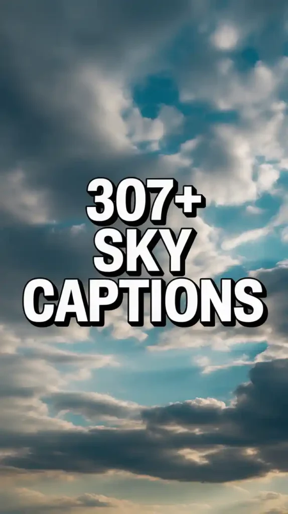 Sky Captions for Instagram Short