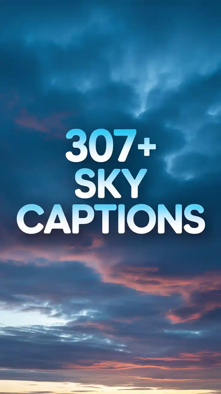 Sky Captions for Instagram Short