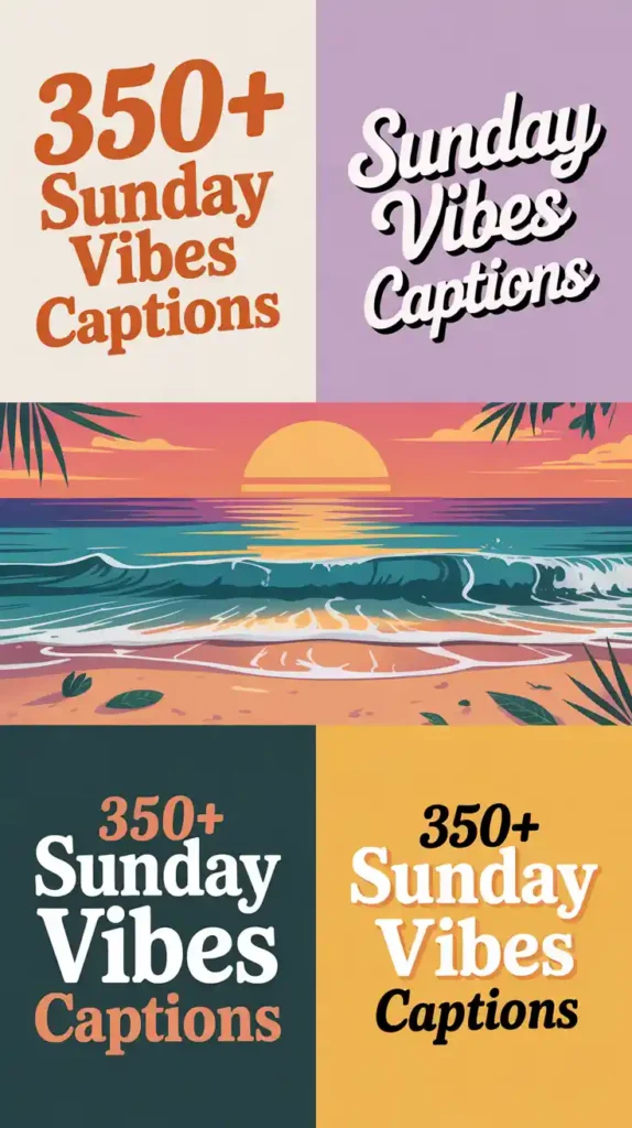 Sunday Vibes Captions