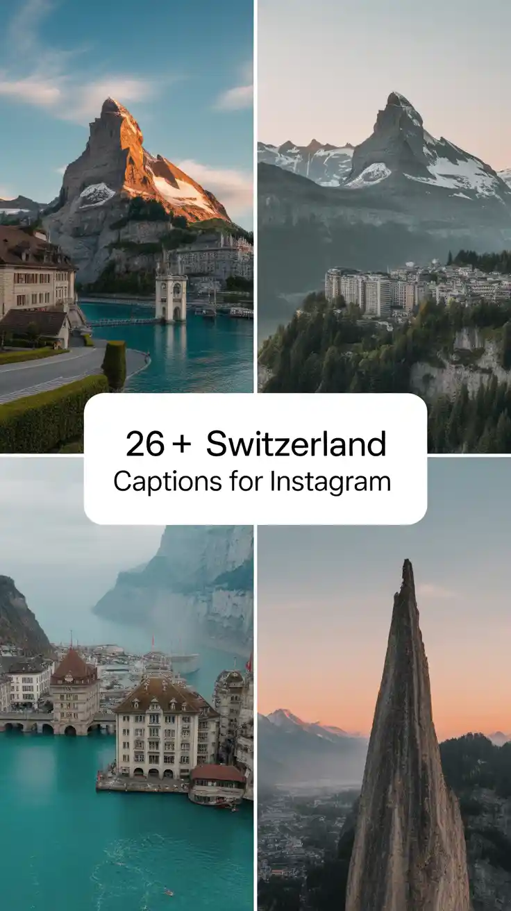 Switzerland Captions for Instagram