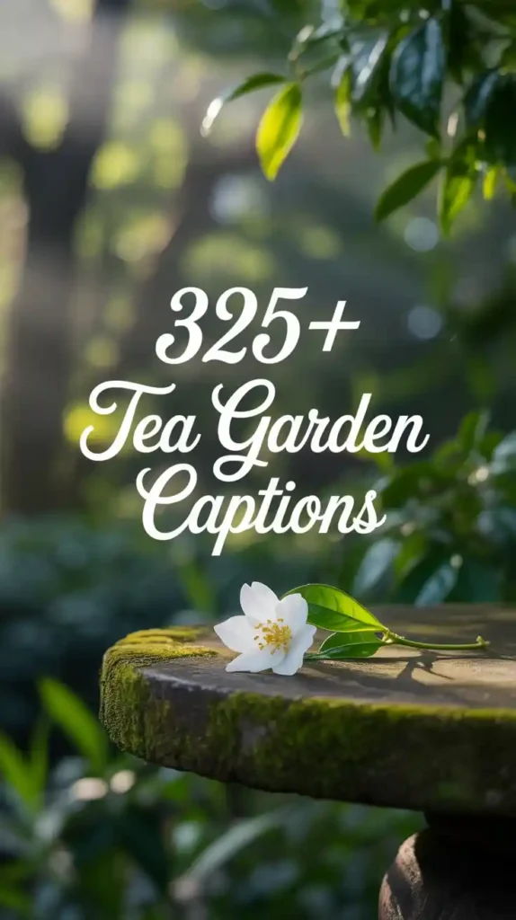 Tea Garden Captions
