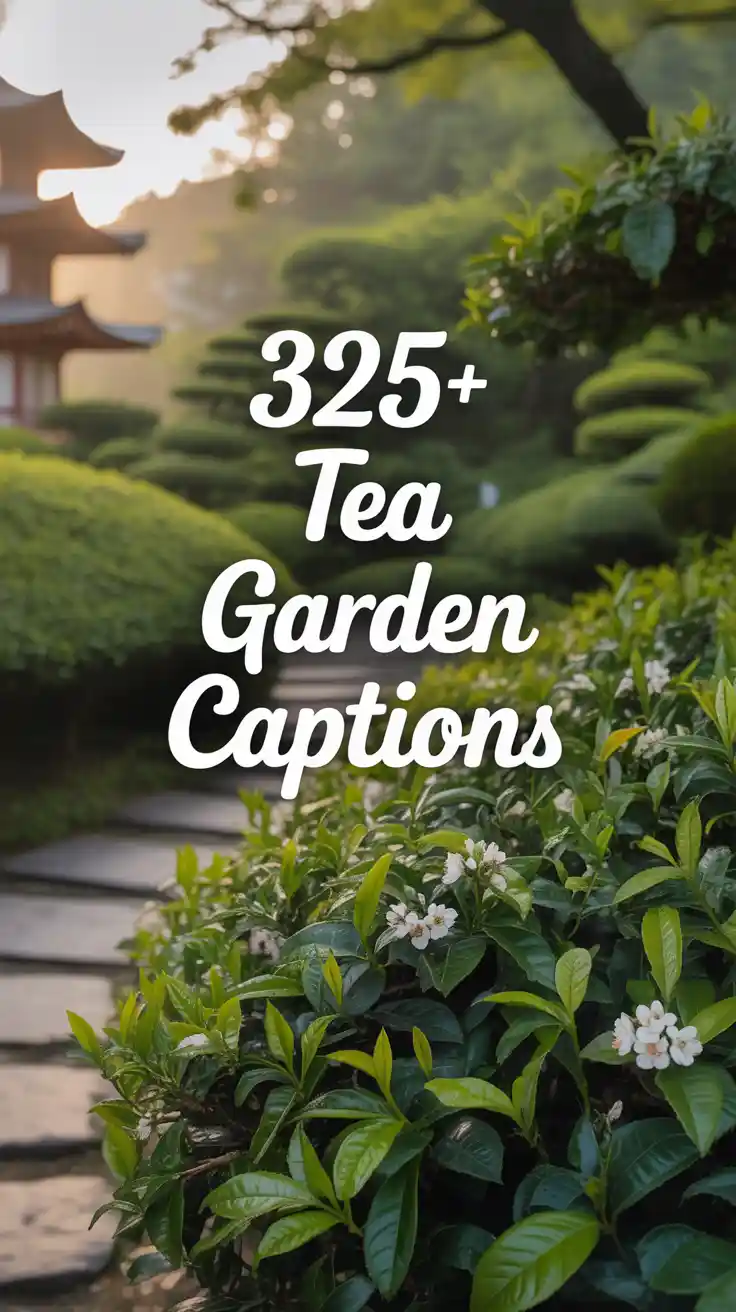 Tea Garden Captions
