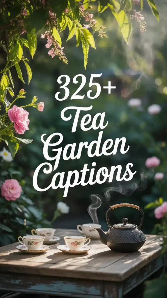 Tea Garden Captions