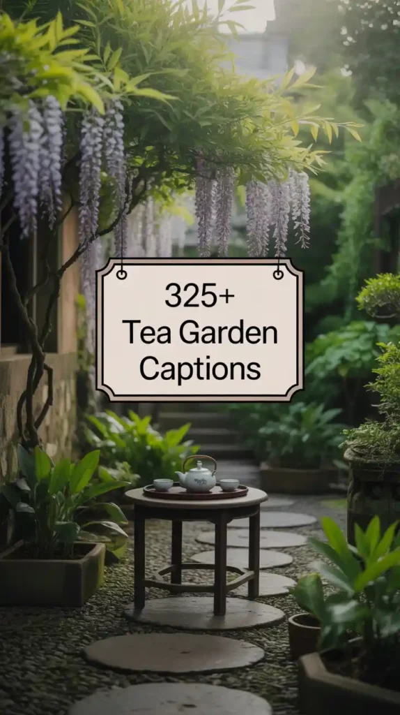 Tea Garden Captions