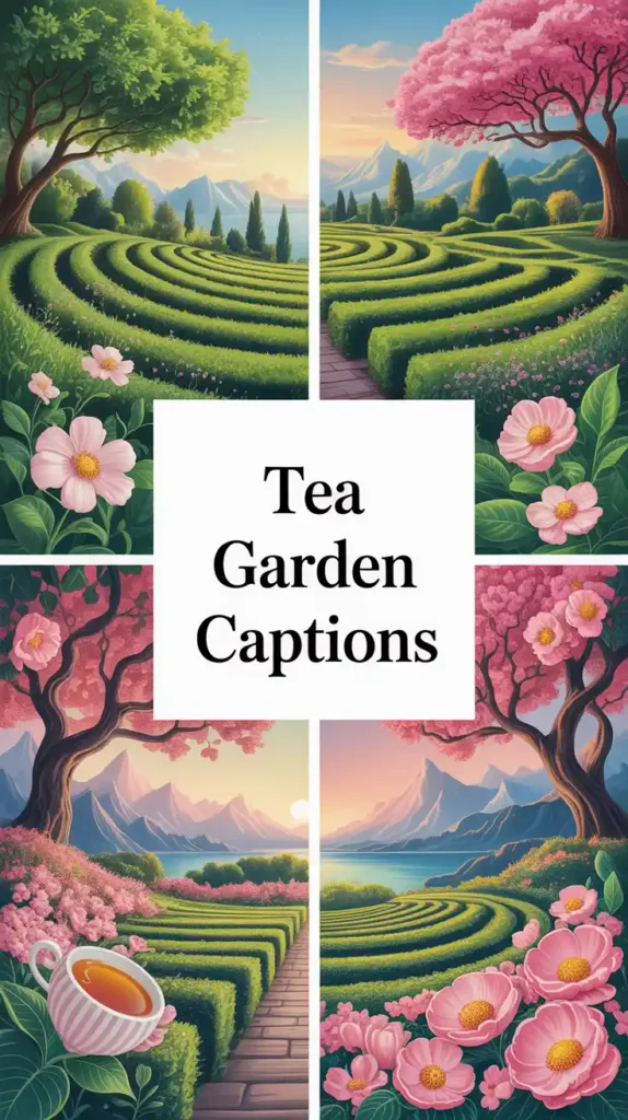 Tea Garden Captions
