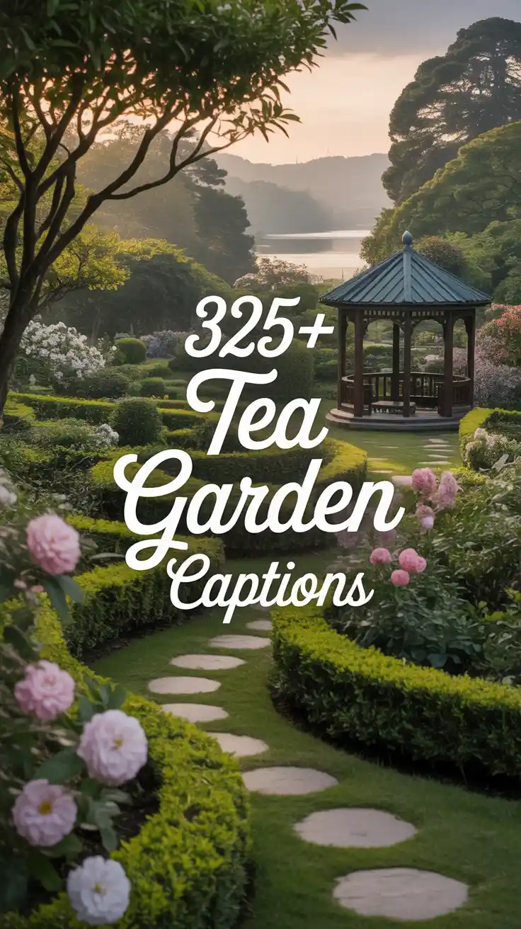 Tea Garden Captions