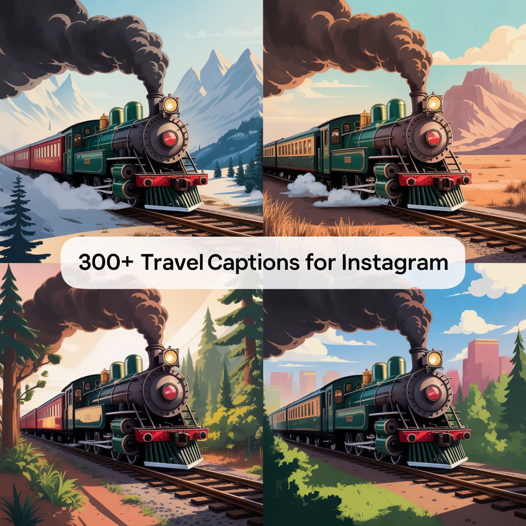 Train Travel Captions for Instagram