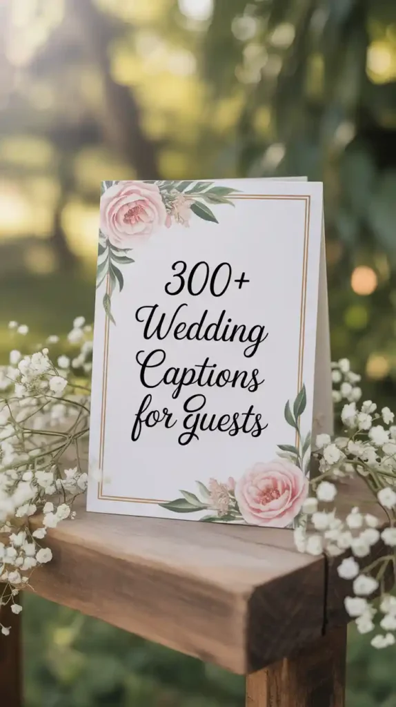 Wedding Captions for Guests