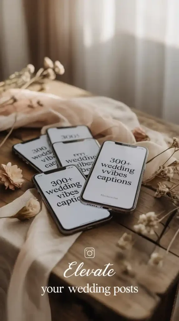 Wedding Vibes Captions