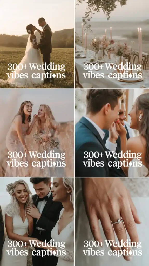  Wedding Vibes Captions