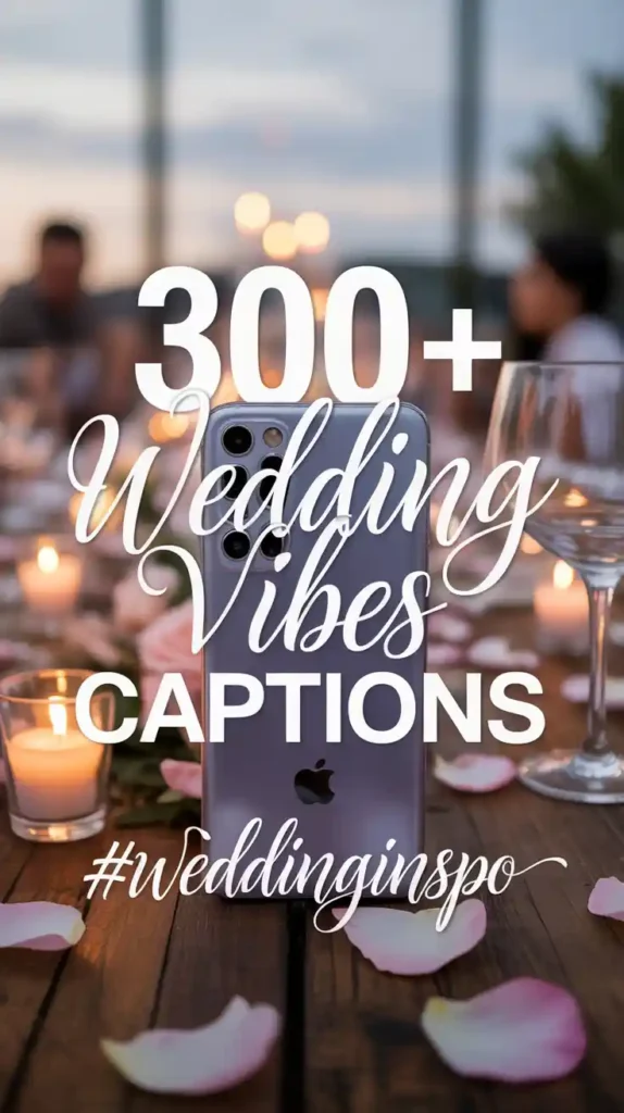  Wedding Vibes Captions