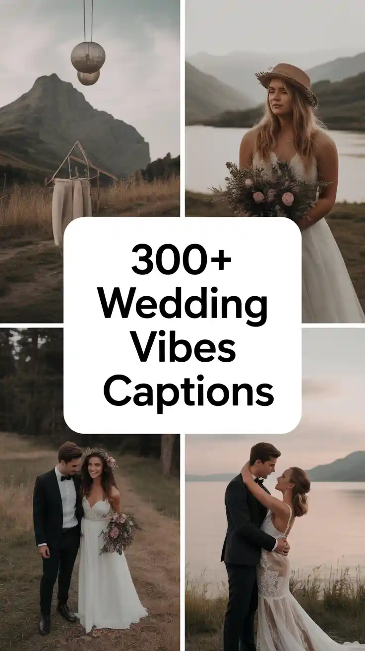 Wedding Vibes Captions