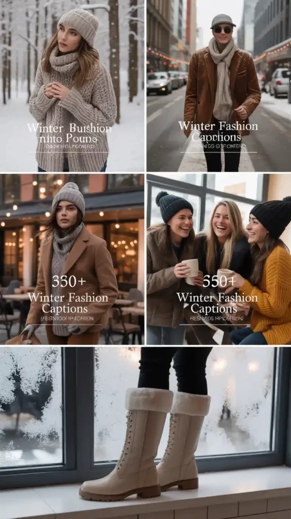 Winter Fashion Captions