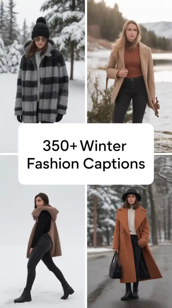 Winter Fashion Captions