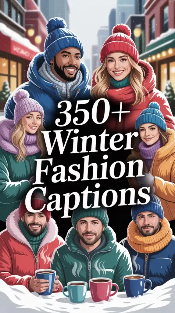 Winter Fashion Captions