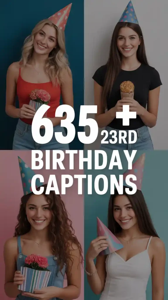 23rd Birthday Captions