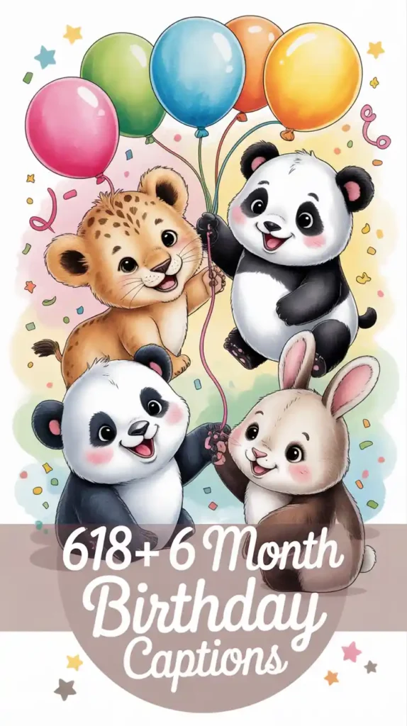 6 Month Birthday Captions
