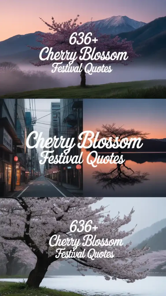 Cherry Blossom Festival Quotes