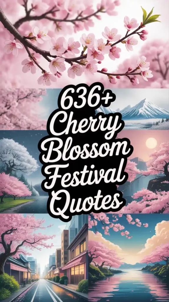 Cherry Blossom Festival Quotes